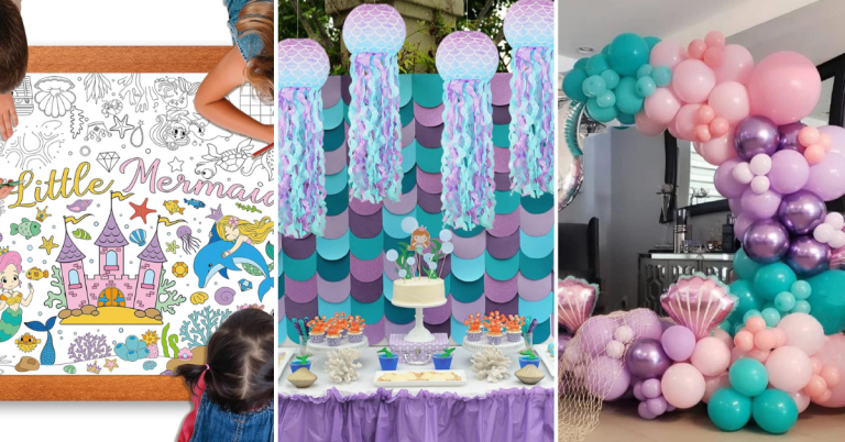 25 Easy & Creative Mermaid Birthday Party Ideas that will WOW your Guests