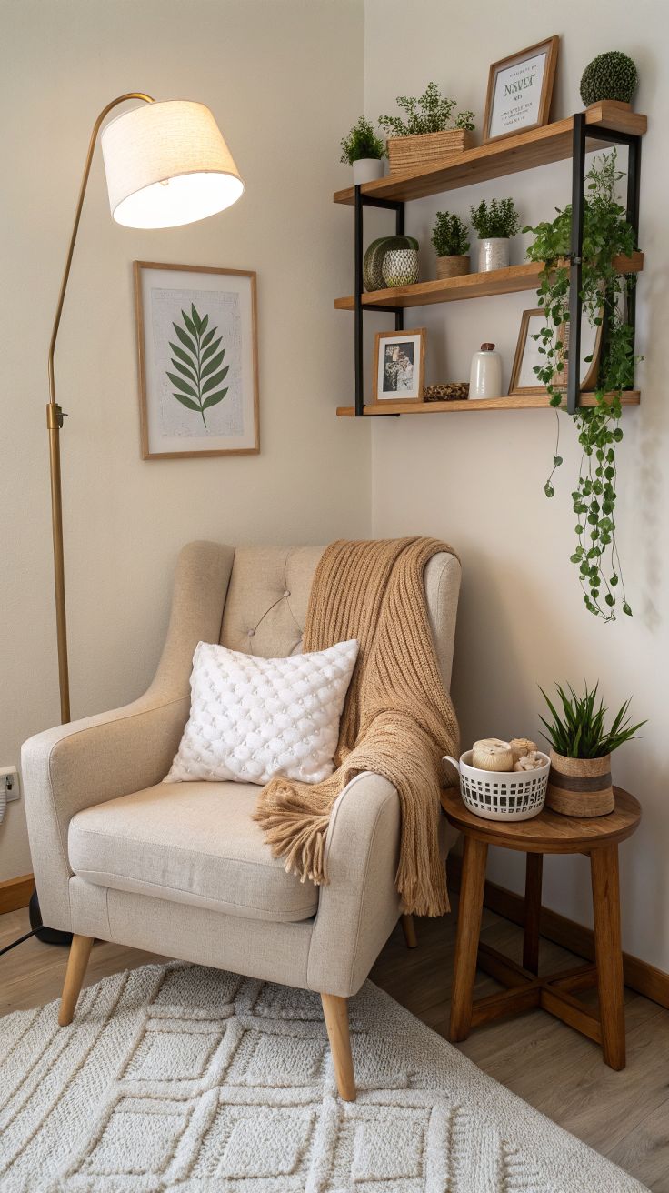 Empty Corner Living Room Ideas That Make the Space Feel Finished