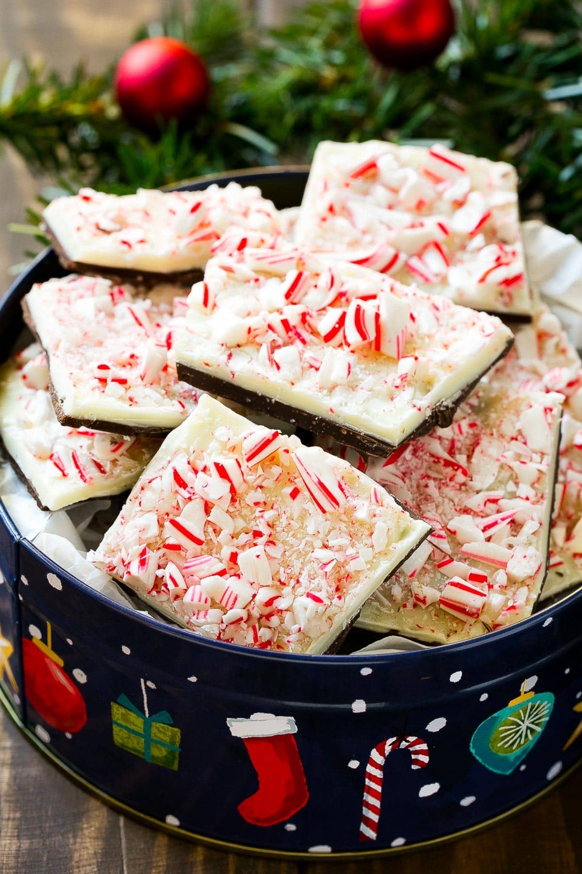 Peppermint bark