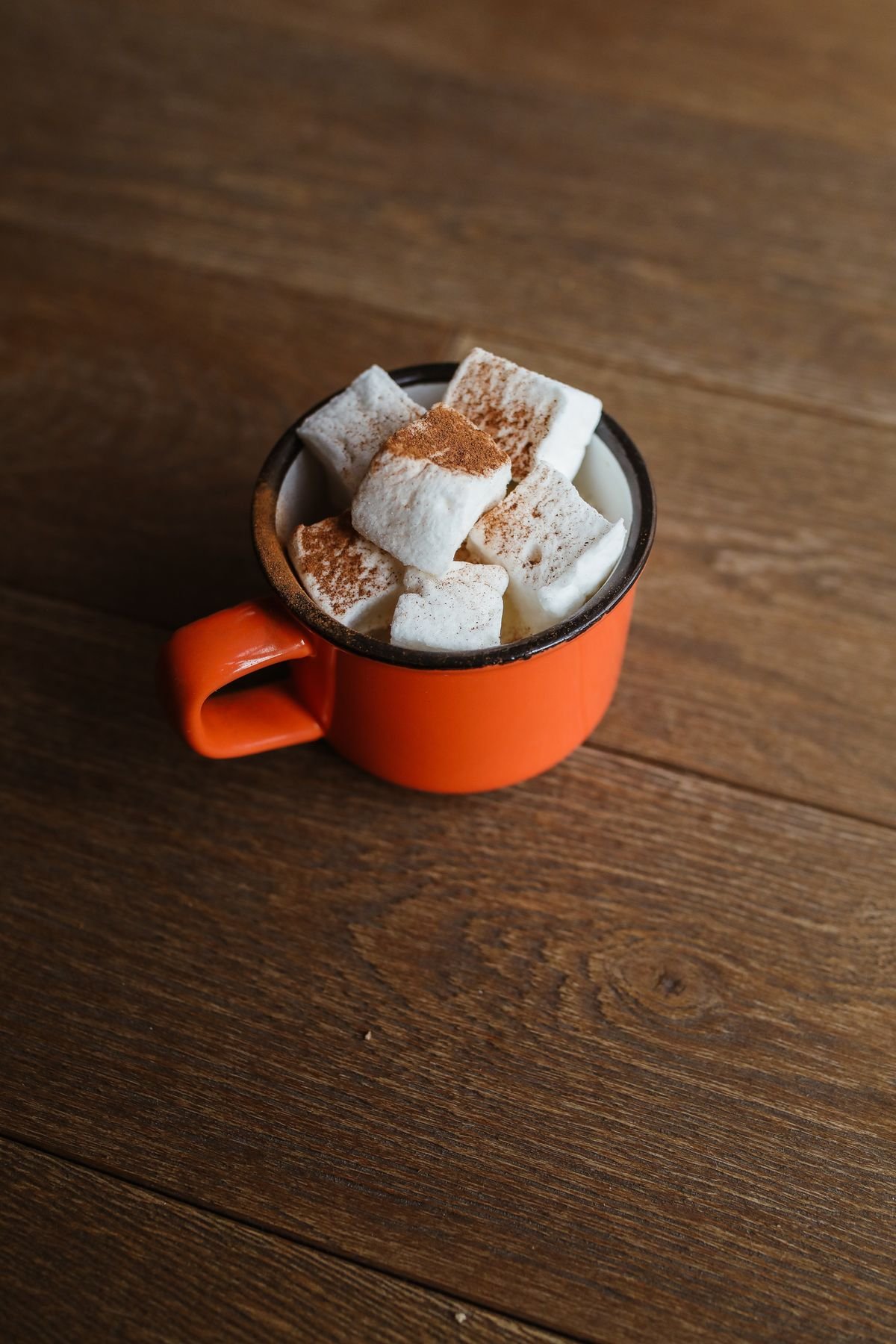 Hot cocoa with marshmallows